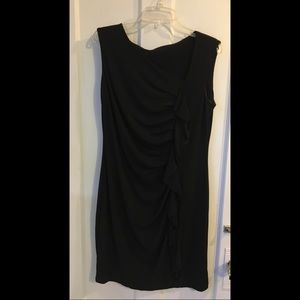 Perfect LBD w/ Ruching and Ruffle. NWT